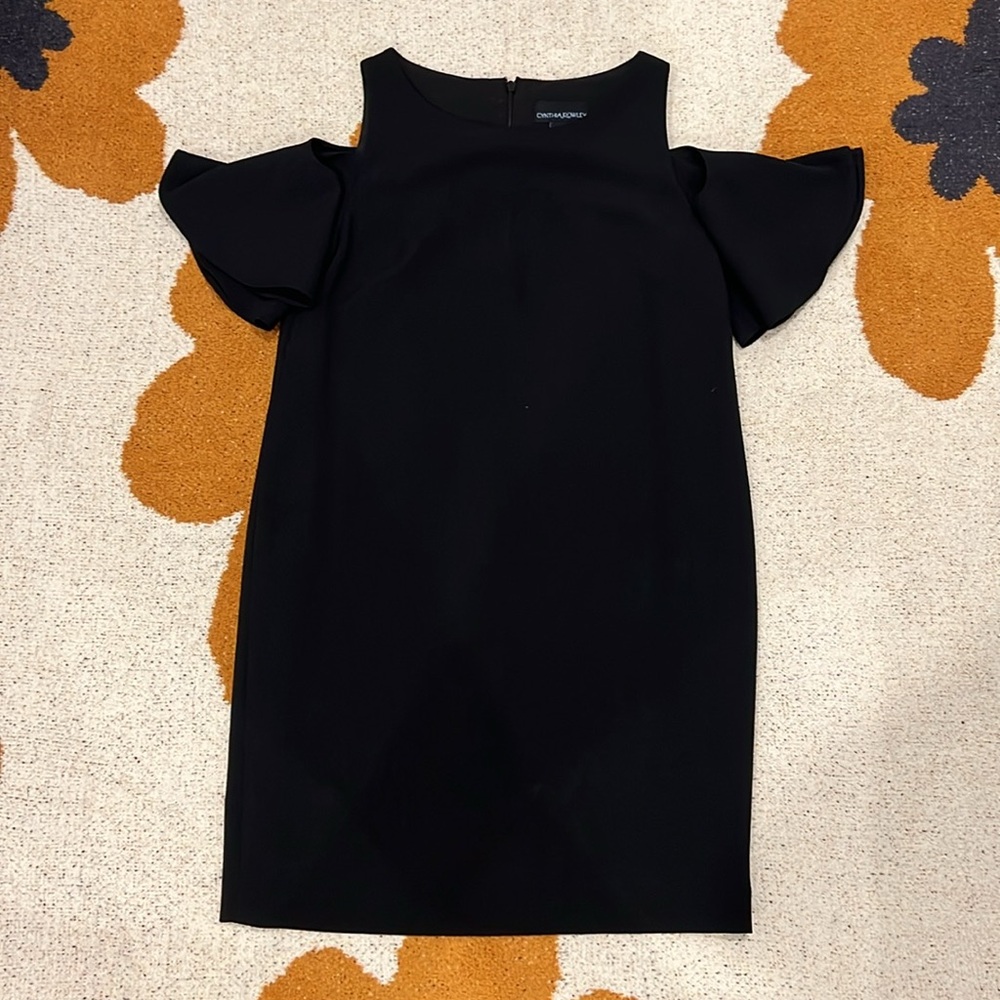 Cynthia Rowley black cocktail dress